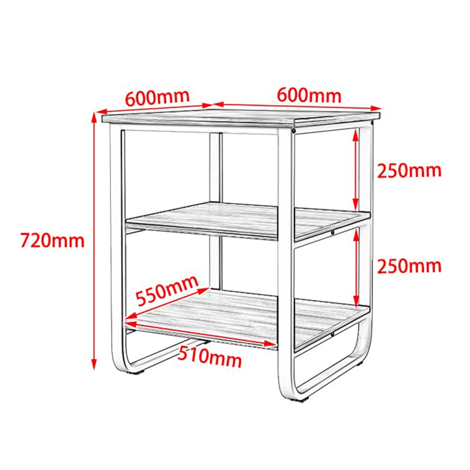 Saturey druckerständer Boden- und Decken A3-Druckerregal Einfache Mehrschicht-Büro-Rack-Scanner-Rack-Rack-Office-Speicher for mehrschichtig druckerschrank (Color : B)
