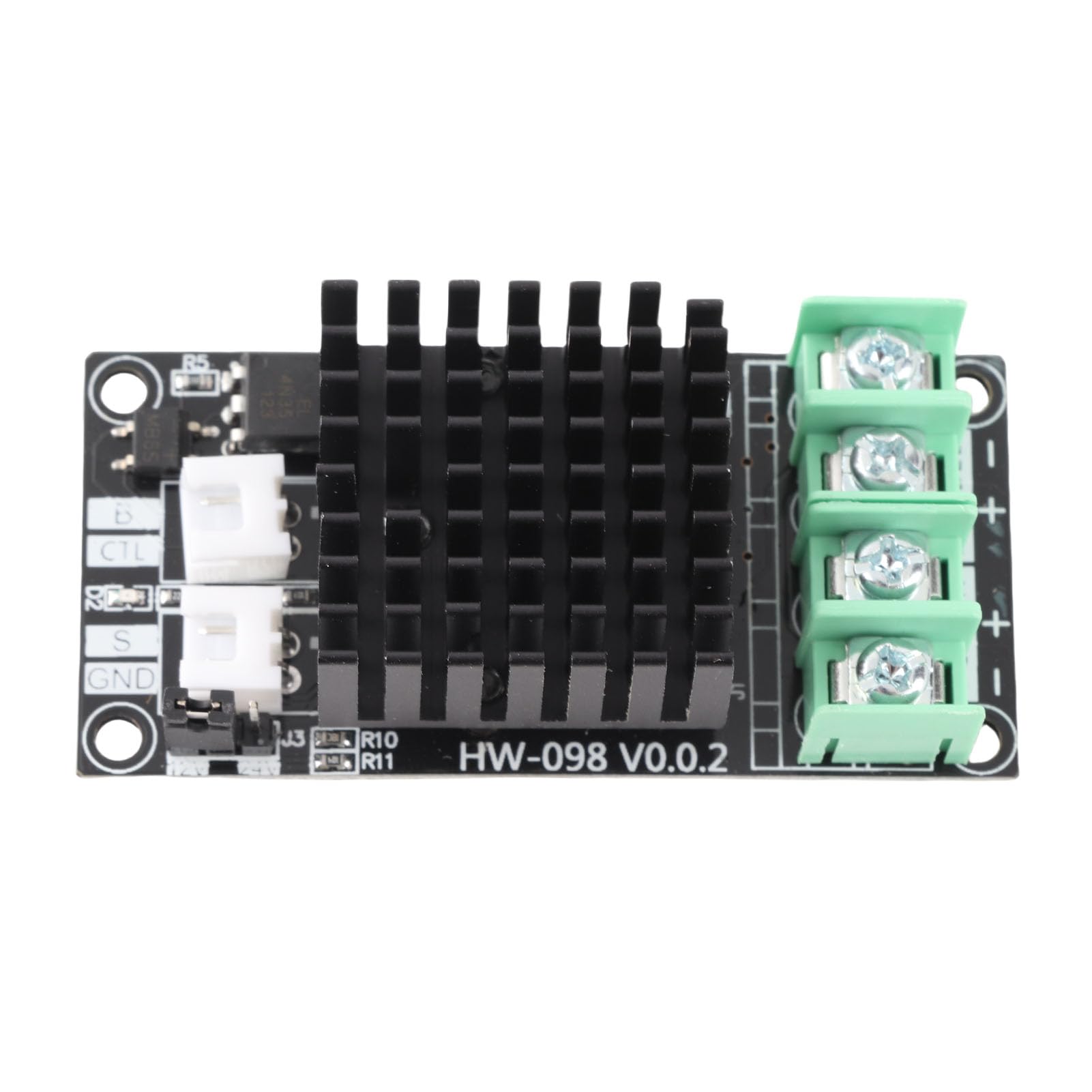 Modulo MOSFET 30A per Stampante 3D, Regolatore Temperatura Letto Riscaldato, Controllo Riscaldamento 3D Printer, Dimensioni 66,6x32mm