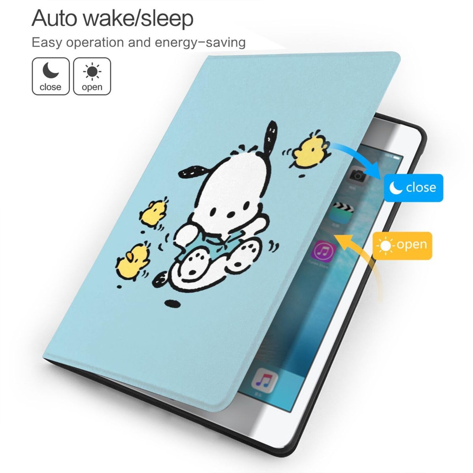 iPad本体 pecopoco Amazon.co.jp: iPadケース ポチャッコ アイパッドケース 手帳型 iPad