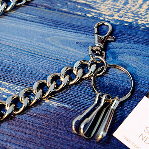 Image of PINKPIN Pants Chain Wallet Keychain Unisex Hip Hop Biker Jean Chains Punk Streetwear Accessory for Men Women