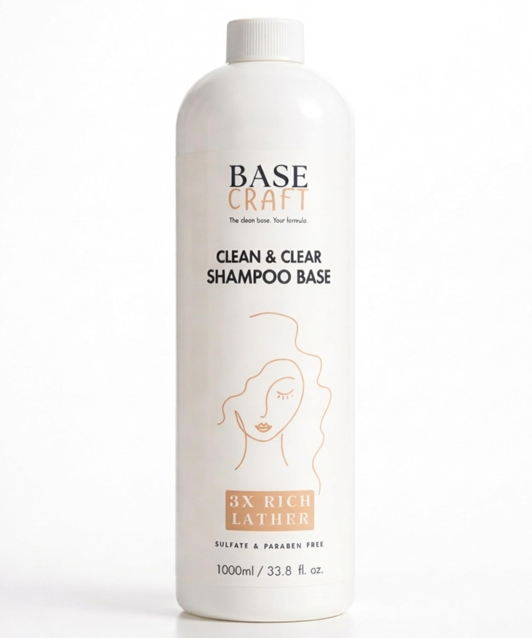 Basecraft Transparent Clean & Clear Shampoo Base | Sulphate-Free, Paraben-Free, SLS-Free | For Home Formulators & Indie Brands | DIY Shampoo Making | 1000ml-image-17