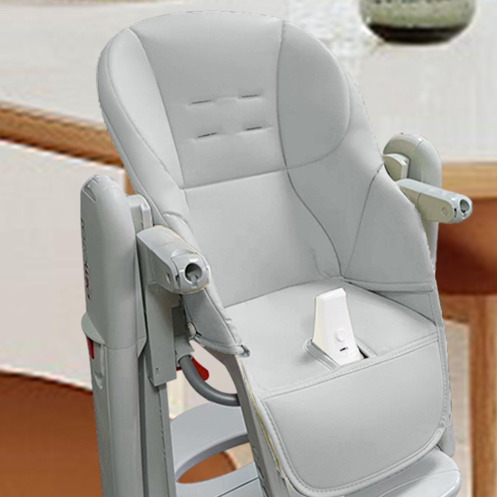 Coussin Chaise Haute Bébé | Housse De Coussin pour Chaise Haute | Coussin en Cuir pour Chaise | Coussin Respirant D'insertion | pour Toutes Sortes De Chaises De Salle À Manger pour Bébé