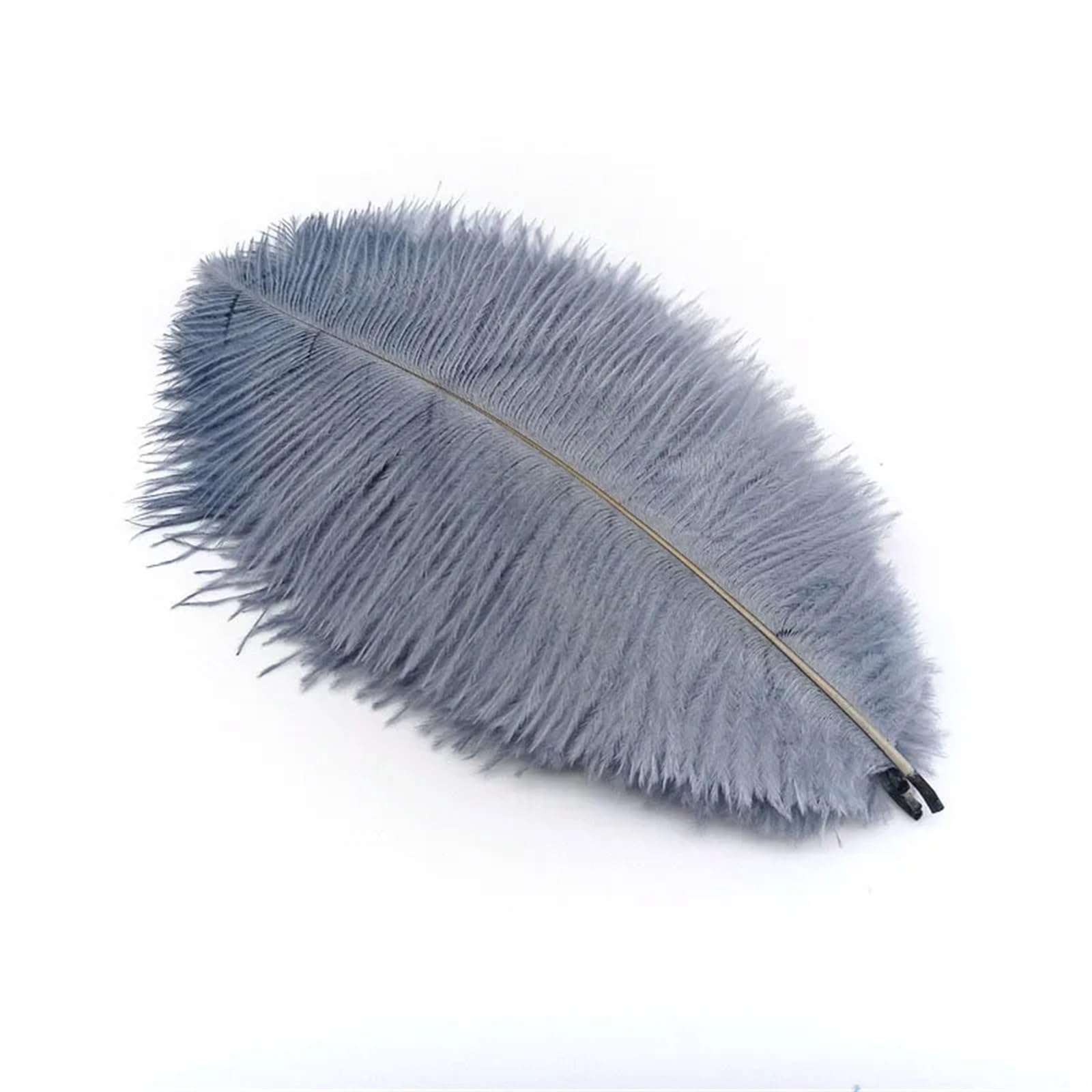 Ostrich Feathers 10Pcs Ostrich Feathers For Jewelry Making Plume Diy Dream Catcher Decorations Vase Needlework Craft Supplies Wedding Accessories(Gray feathers)
