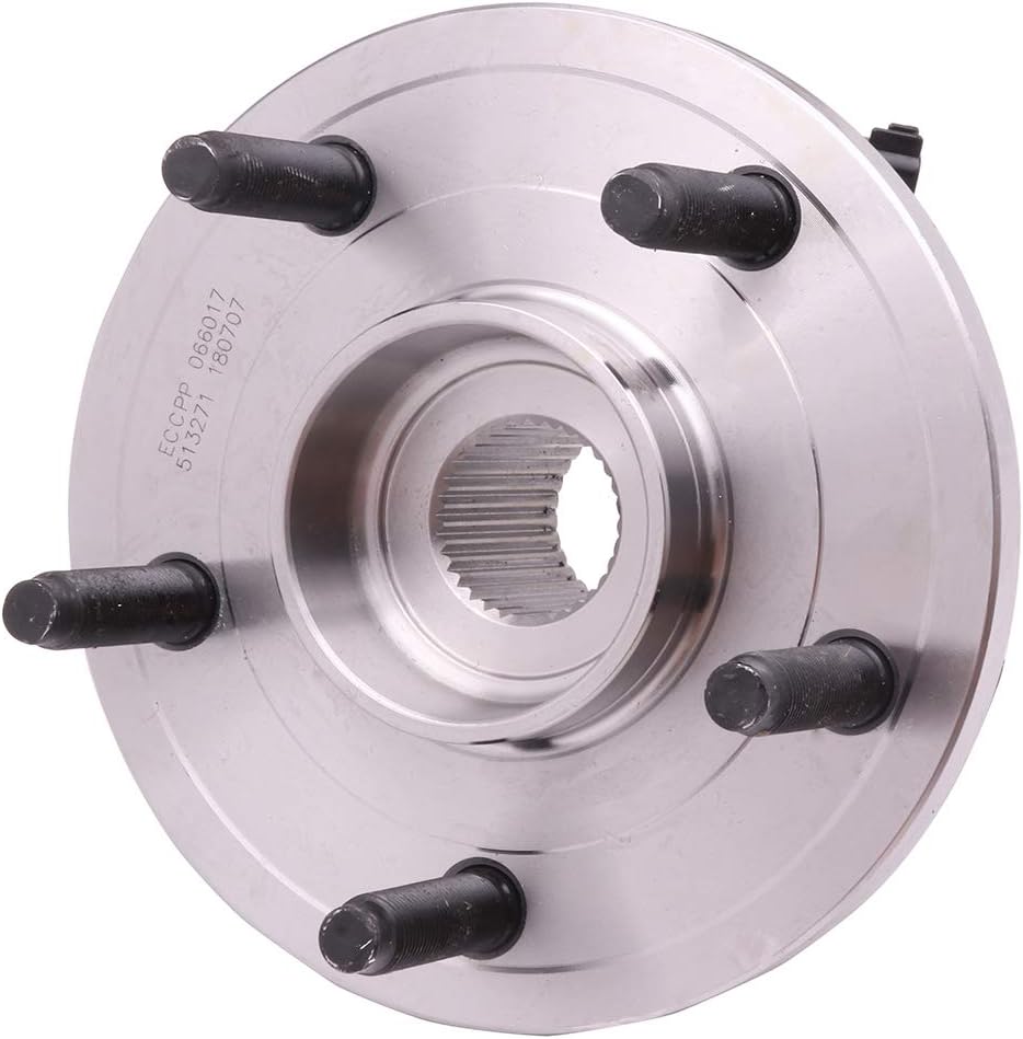 513271 Front Wheel Hub and Bearing Assembly Compatible with 2006-2009 for Dodge for Durango 2007-2009 for Chrysler for Aspen 5 Lugs W/ABS 2pcs