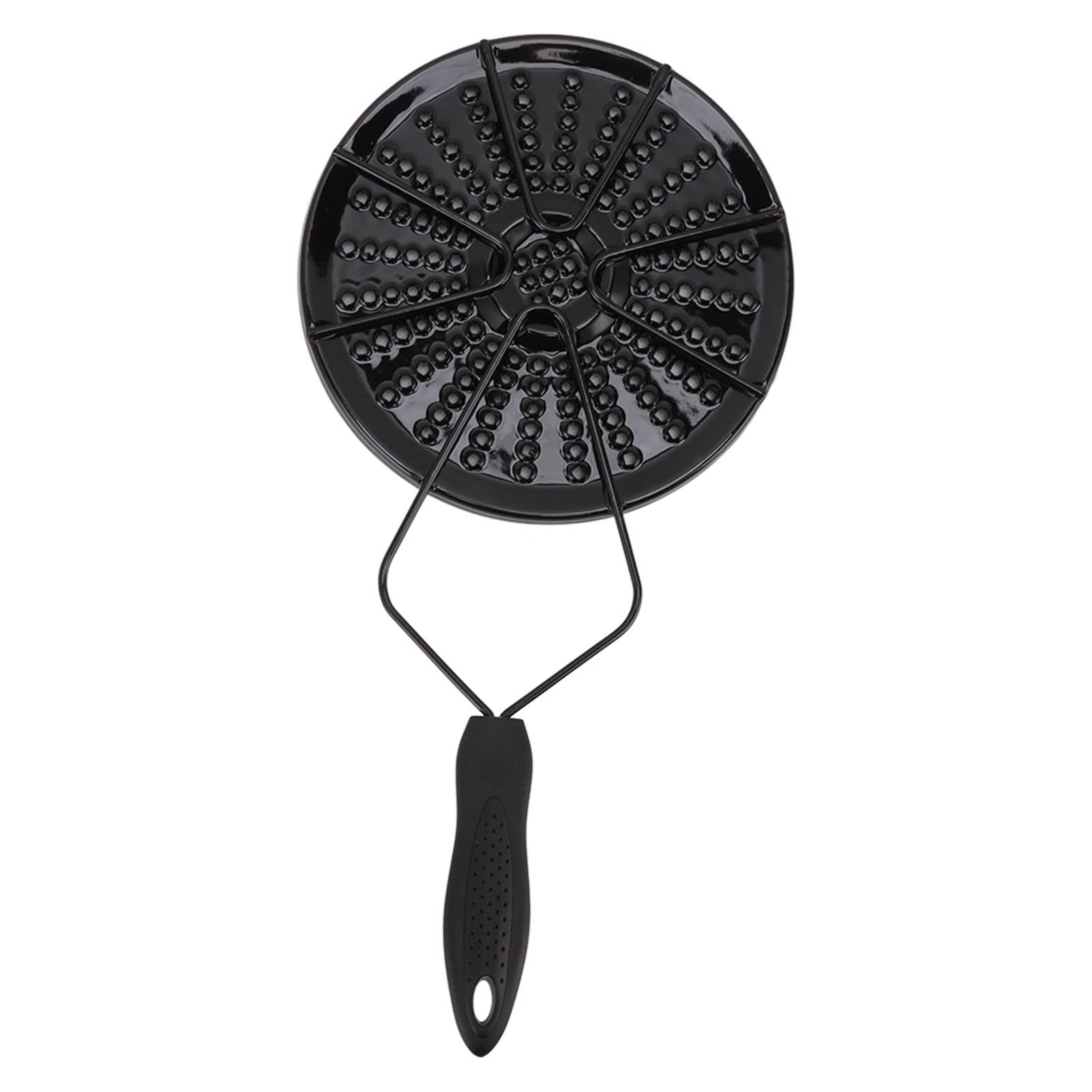 Gas Stove Diffuser, Stove Anti Scorch Heat Conduction Plate Hot Milk Cast Iron Simmer Plate for Countertop Burners Gas Household Enamel Thermal Storage Avoid Burning and Boiling