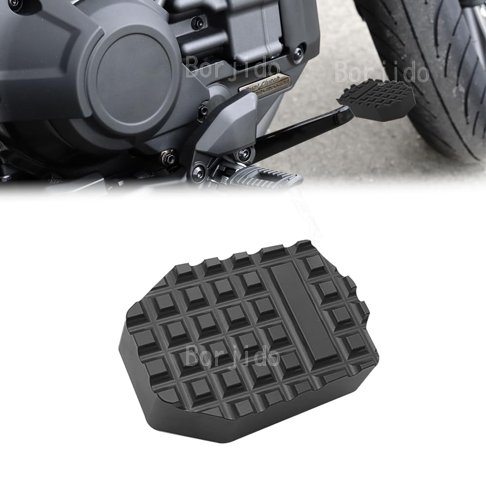 Extensor Pedal Moto Rebel CMX1100 Extensión Pedal Freno Para Honda Rebel  1100 2021-2025 - Aleación Aluminio Plata Repuesto Aftermarket Rebel 1100, image size:1000x1000