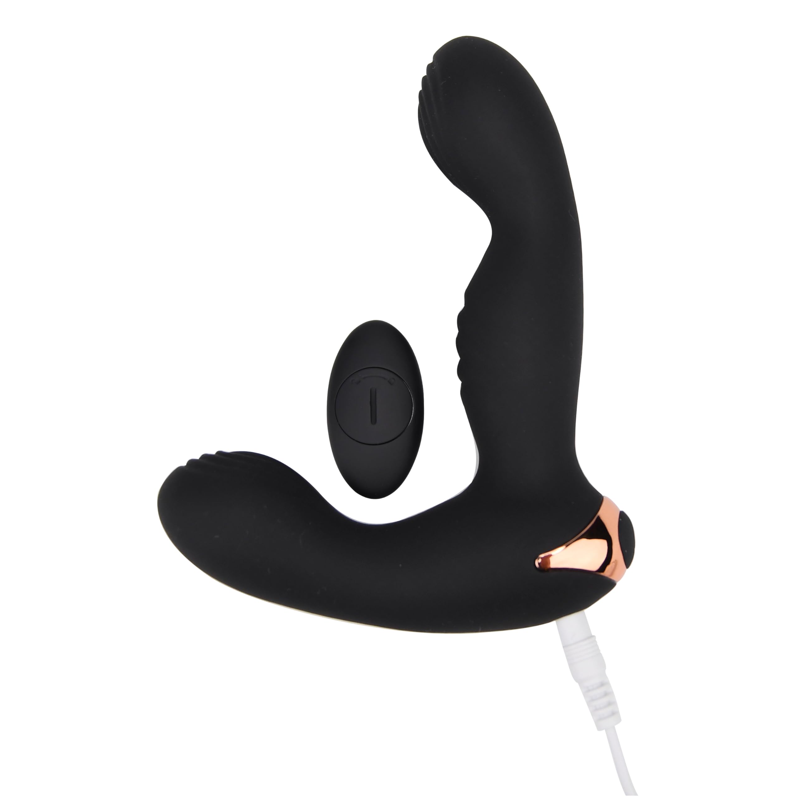 Rev-Pro Massaggiatore Prostatico con Telecomando Wireless - 10 Funzioni di Vibrazione e 6 Velocità - Stimolatore Anale Ergonomico Ricaricabile USB - Scelta Premium tra i Massaggiatori per la prostata
