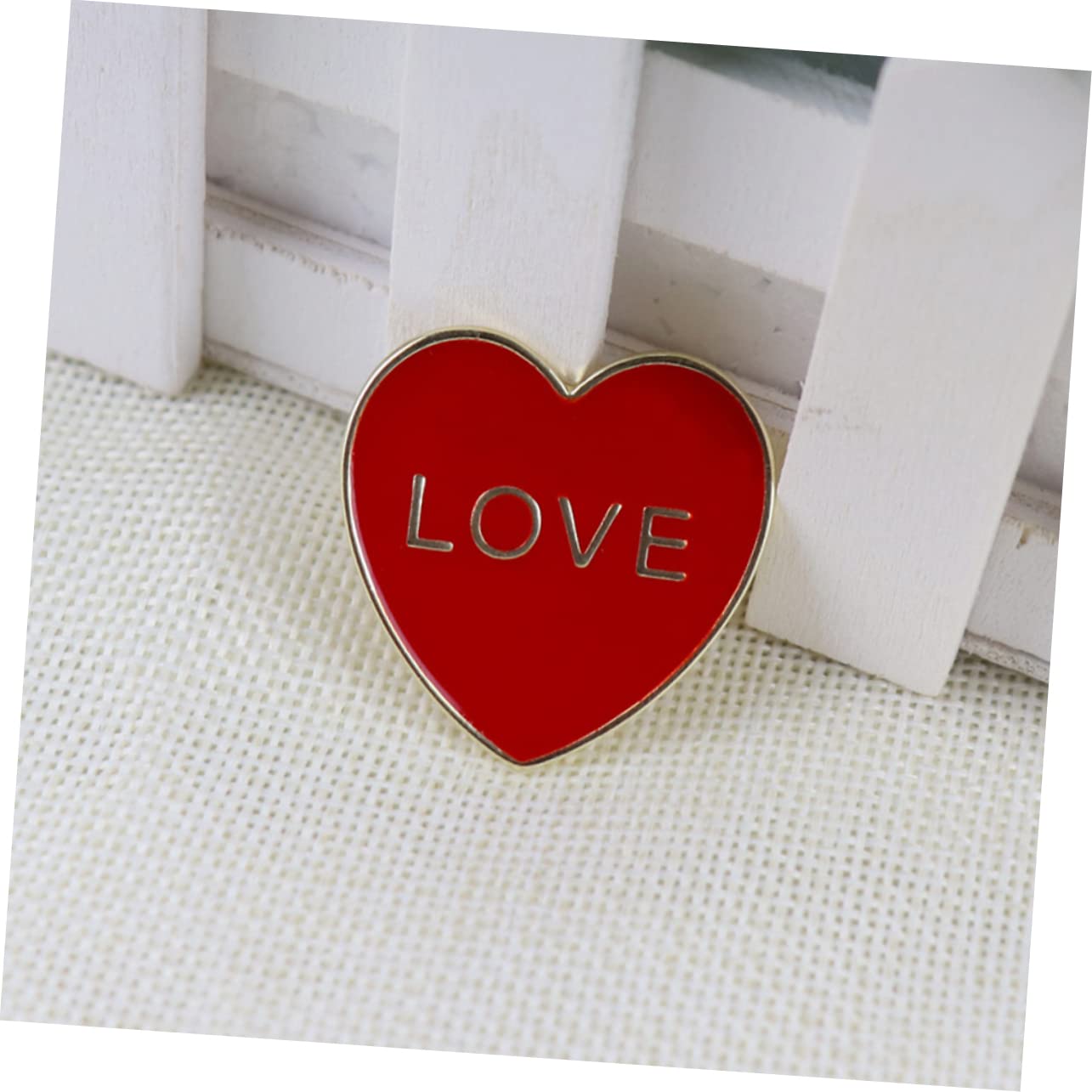 Amosfun 10stücke Teiliges Herzbroschen Für Frauen Emaille Anstecknadeln Für Kleidung Schals Und Hüte Valentinstag Geschenkidee Charmante Herzform Broschen Zum Dekorieren