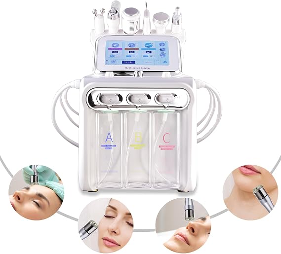 Hydrogen Oxygen 7 in1 Diamond Microdermabrasion Machine,Facial Peeling Skin Care for Salon Personal Home Use