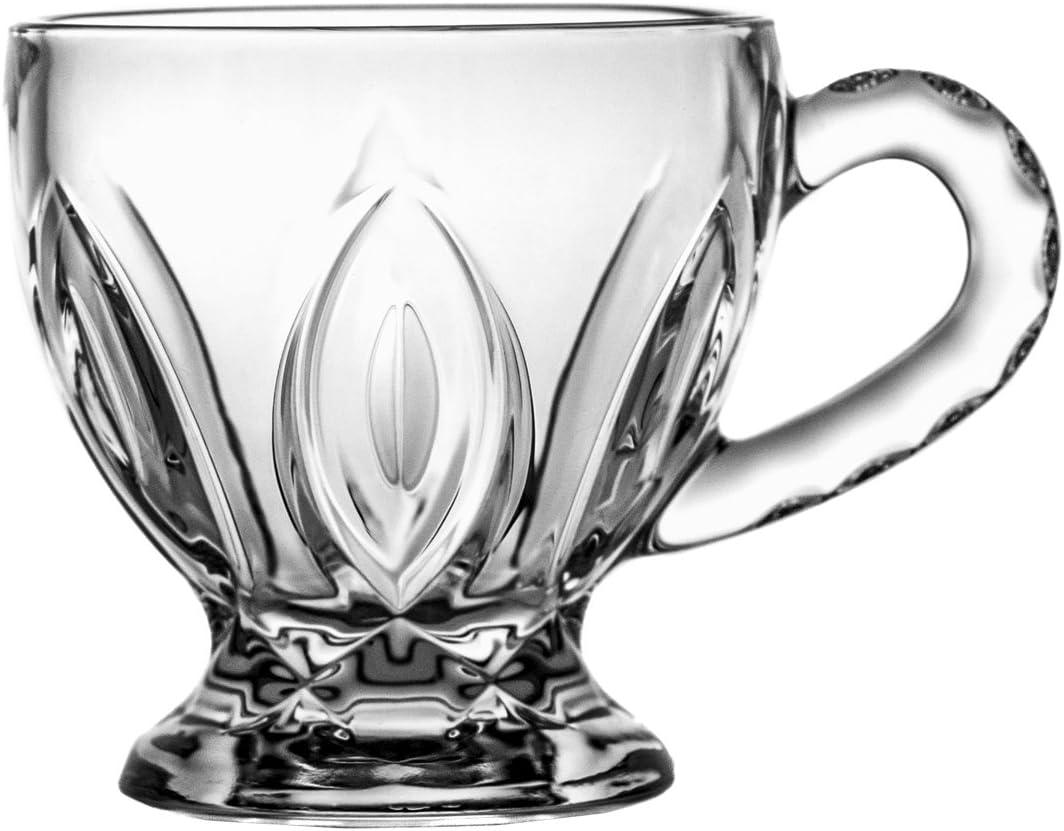 Pack of Aljulia 05593 Turkish Tea Glasses, Glass, 205ml, 11, 5 x 8/5 cm 6 Units