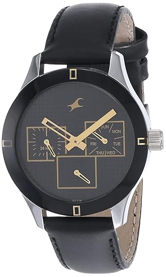 Fastrack Monochrome Analog Black Dial Womens Watch - NM6078SL11 / NL6078SL11/NP6078SL11