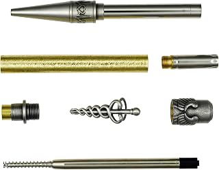 Penn State Industries PKMEDAP Medical Twist Ballpoint Pen Kit Woodturning Project (Antique Pewter)