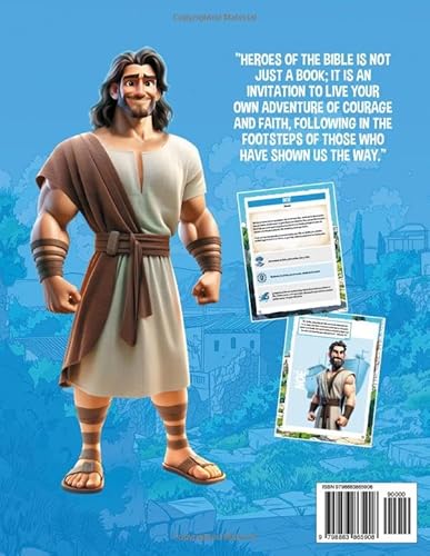 Heroes of the Bible: Illustrated Tales of Courage and Faith for Kids and Young Readers - Engaging Bi