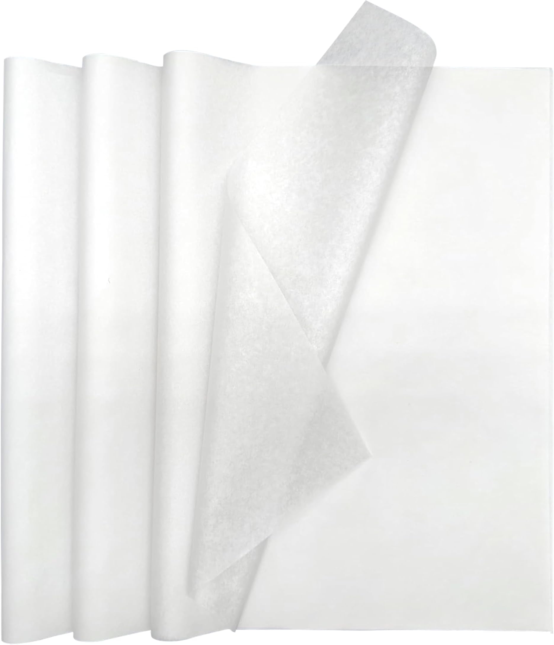 TOWNBUS | 50 Nos of 18 GSM Glassine/Butter Paper Sheets,14 x 19 Inches Paper for Gift Wrapping Cloths,Storage stuffings,Packing of Sweets,Food Products,Arts and Crafts.