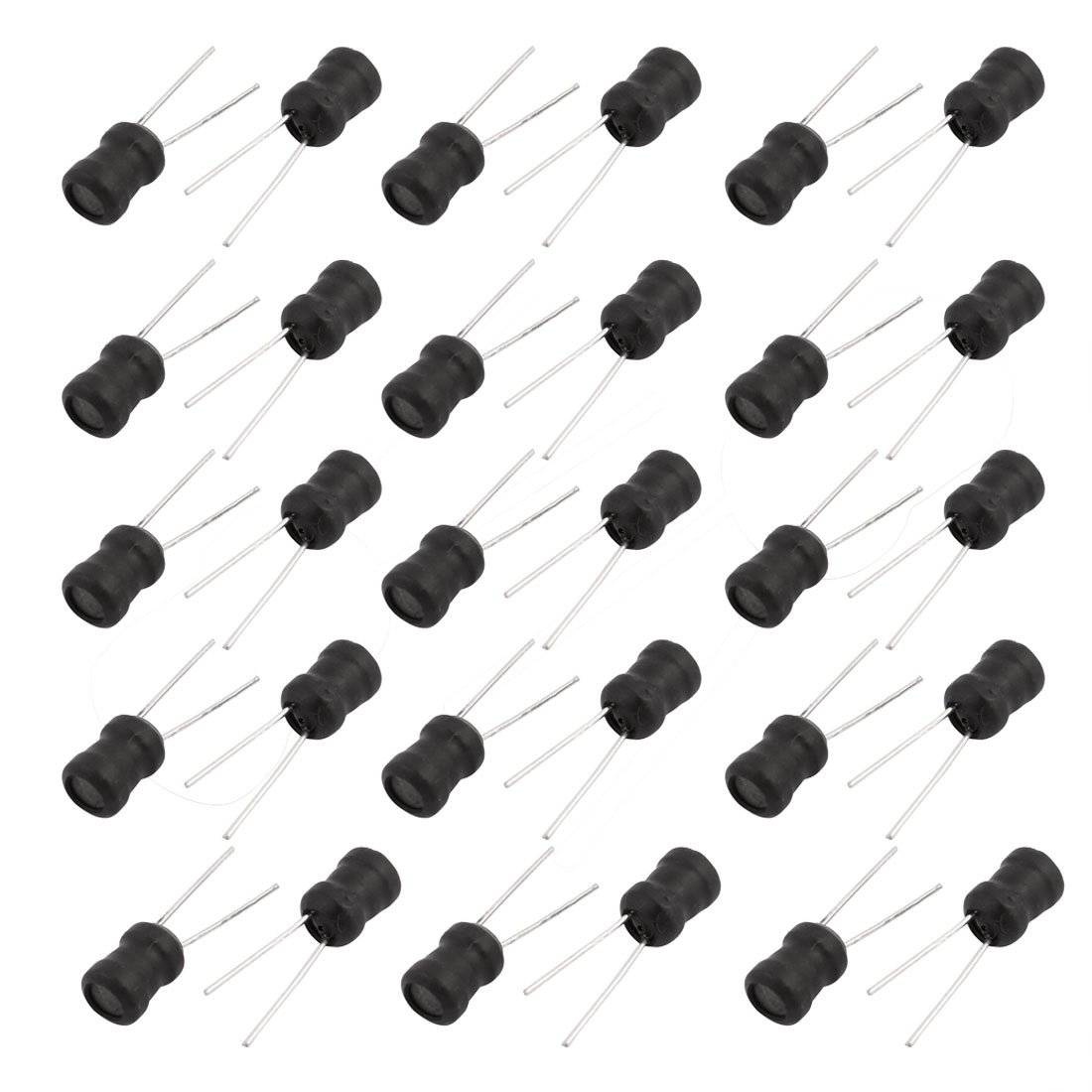 uxcell 30 Pcs Radial Lead Type Inductor Through Hole Mount Electronic 100mH 104K