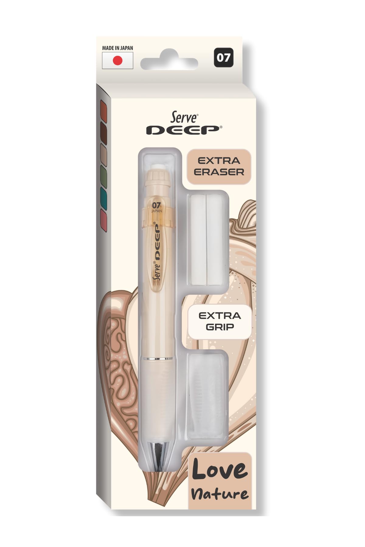 SERVE DEEP KLM & GRIP & SILGI YEDEKLI SET 07MM FILDISI