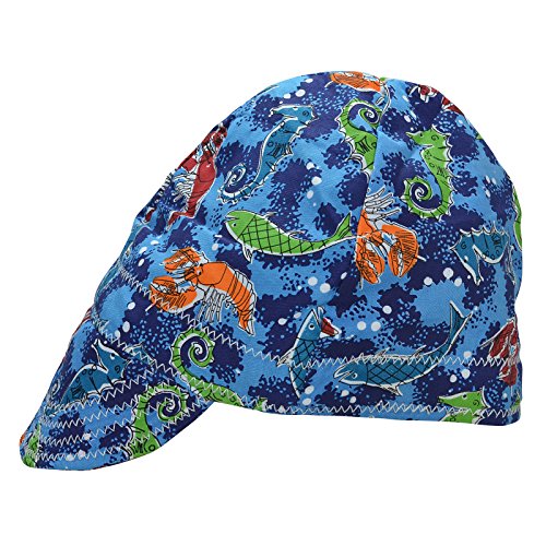 Gorra para soldador de algodón con malla interior miniatura 2