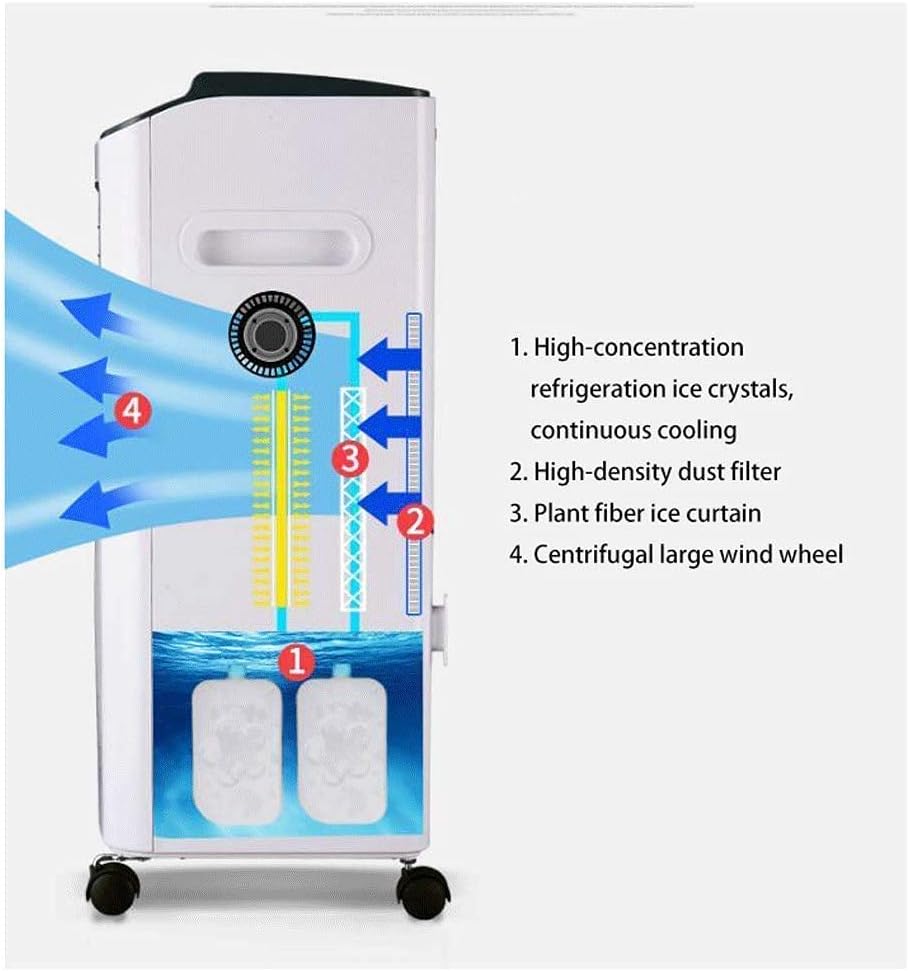 Air Cooler for Home Office Evaporative Coolers Fan Air Conditioning Cool Warm Type Small air Conditioner Household Cooling