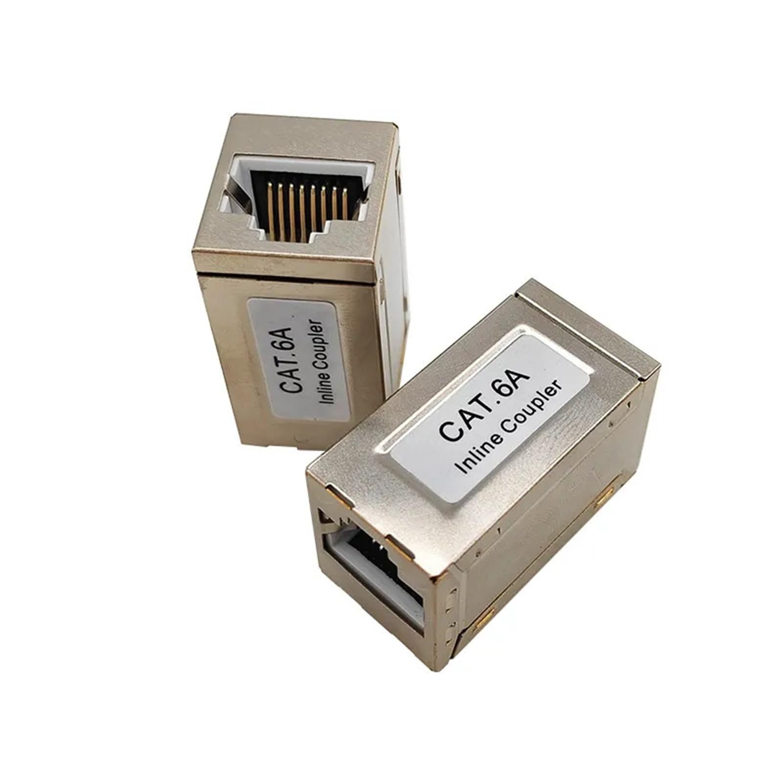 5 szt. RJ45 Cat6 ekranowany modułowy kabel sieciowy Ethernet LAN przedłużacz łącznik adapter złącza