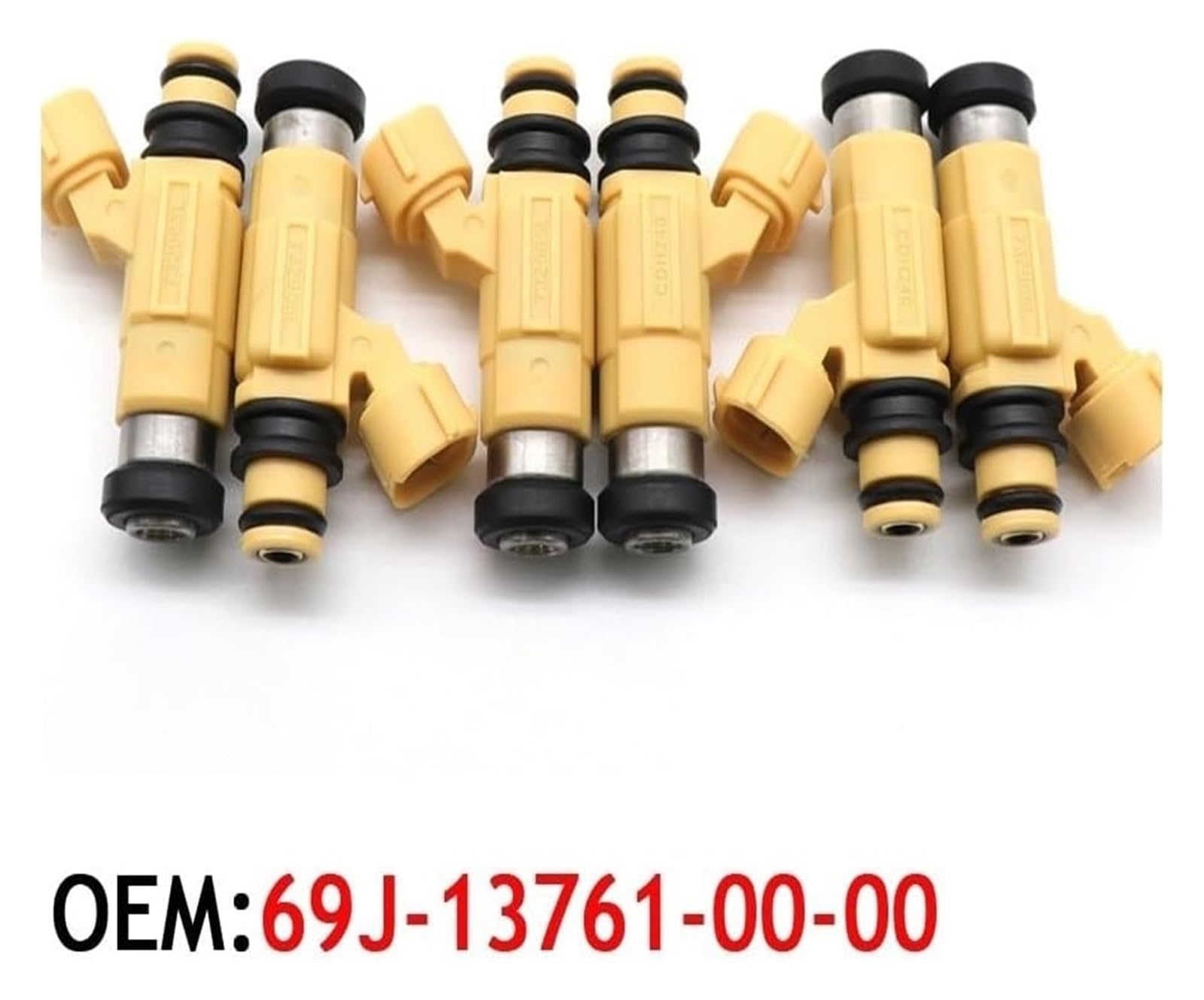 Per F200-F225 Fuoribordo 2002-2012 CDH240 69J-13761-00 69J-13761-00-00 Iniettore Di Carburante 6X Iniettori Per Auto Ugello Adatto Iniettore Per Auto