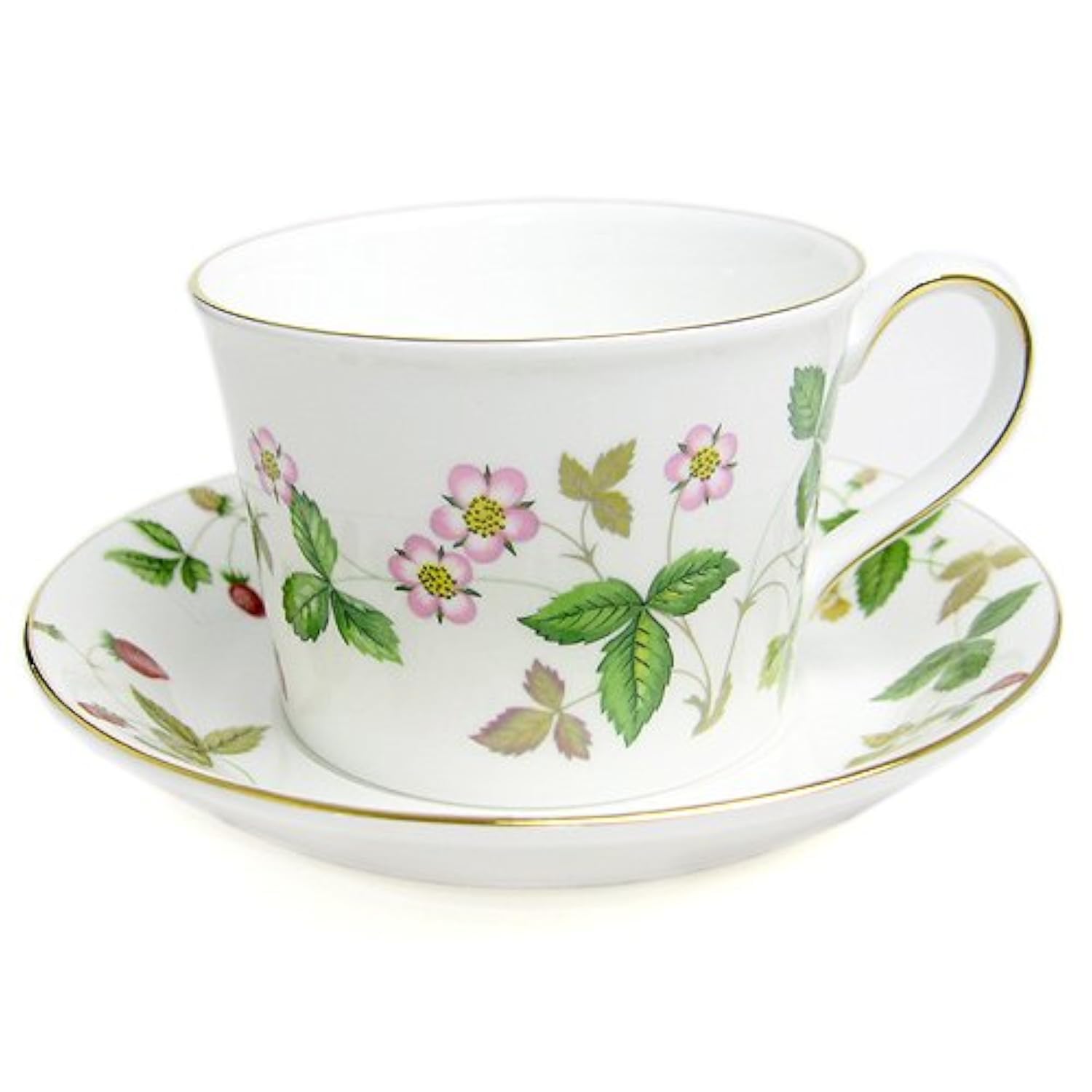 Wedgwood Wild Strawberry Tea Cup & Saucer Delphy [Parallel Import 
