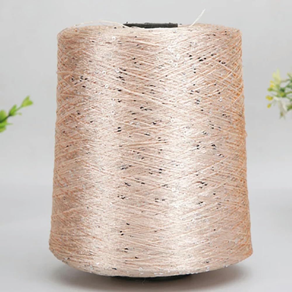 TPIONEER 500G Glitter FancyYarn Sequin Hand Crochet Thread Knitting Clothes Needleworkyarn With Sequins Knitting Yarn Needlework Sequins