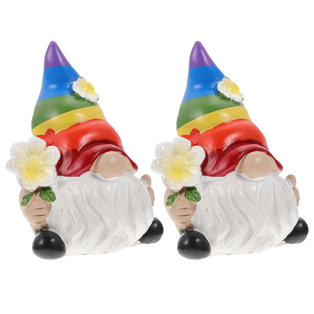 BESTonZON 5 Sätze Garten Dekoration Lustige GNOME Figuren Resin Für Garten Terrasse Und Innenräume Geschenkidee Für Gartenliebhaber Und Freunde 2 Stück * 5