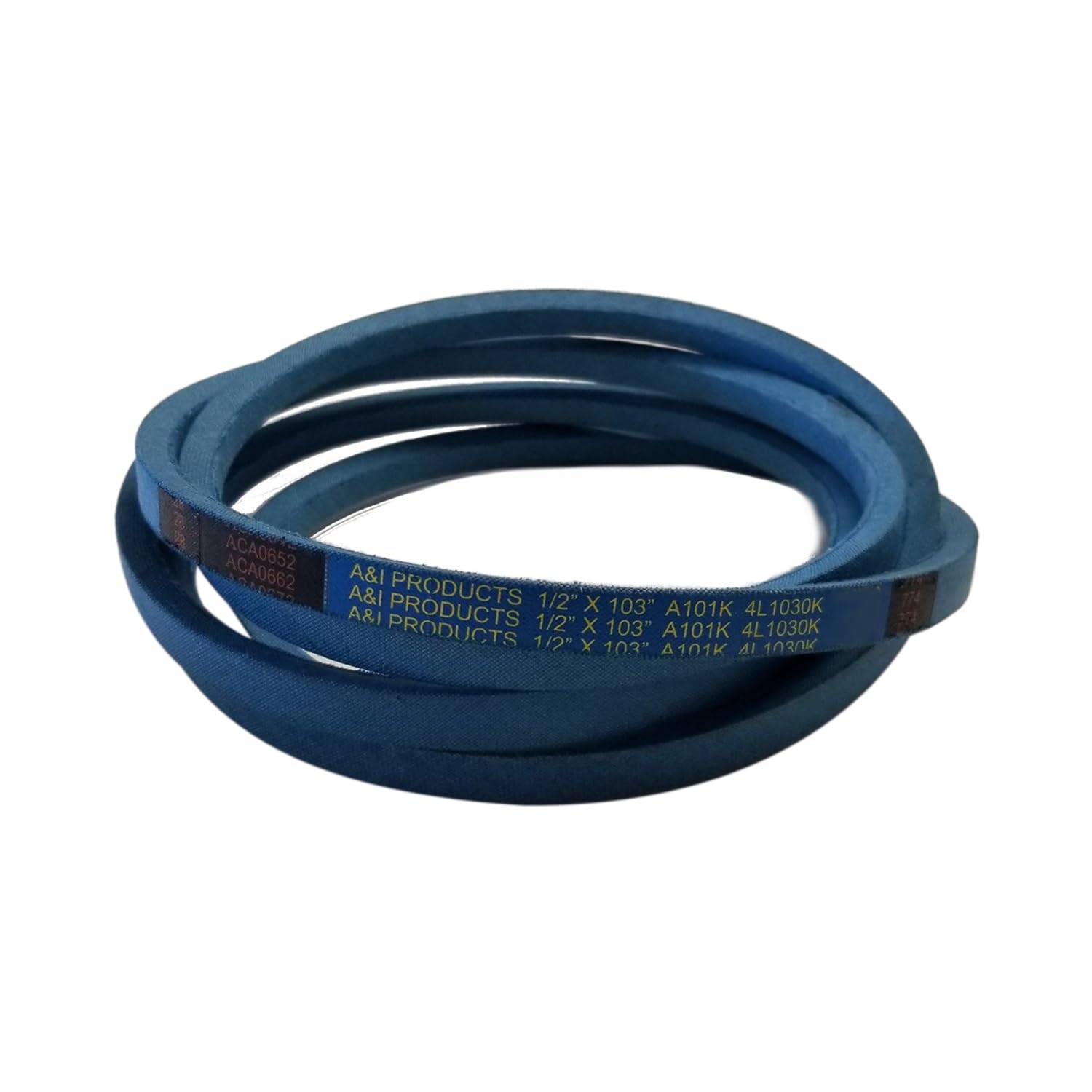 Correa trapezoidal A101K 166464 compatible con cortacésped Snapper GT180H335K HT18330 LT115D411B LT125G411KVE BH140G42ABV GT180H334K compatible con John Deere Garden Tractor 318 322 332 332 SX95. 316