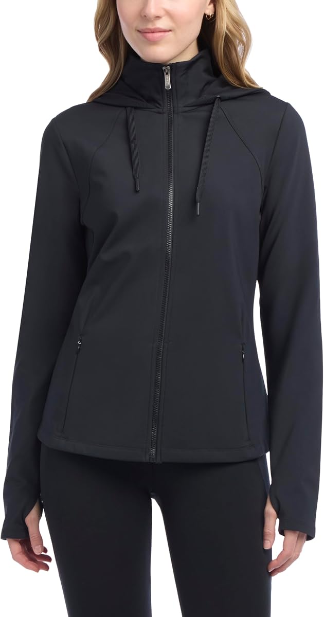 Women's After Class Fleece Lined Full Zip Hooded Yoga Jacket