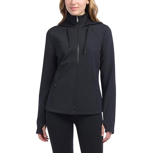 Jockey Women's After Class Fleece Lined Full Zip Hooded Yoga