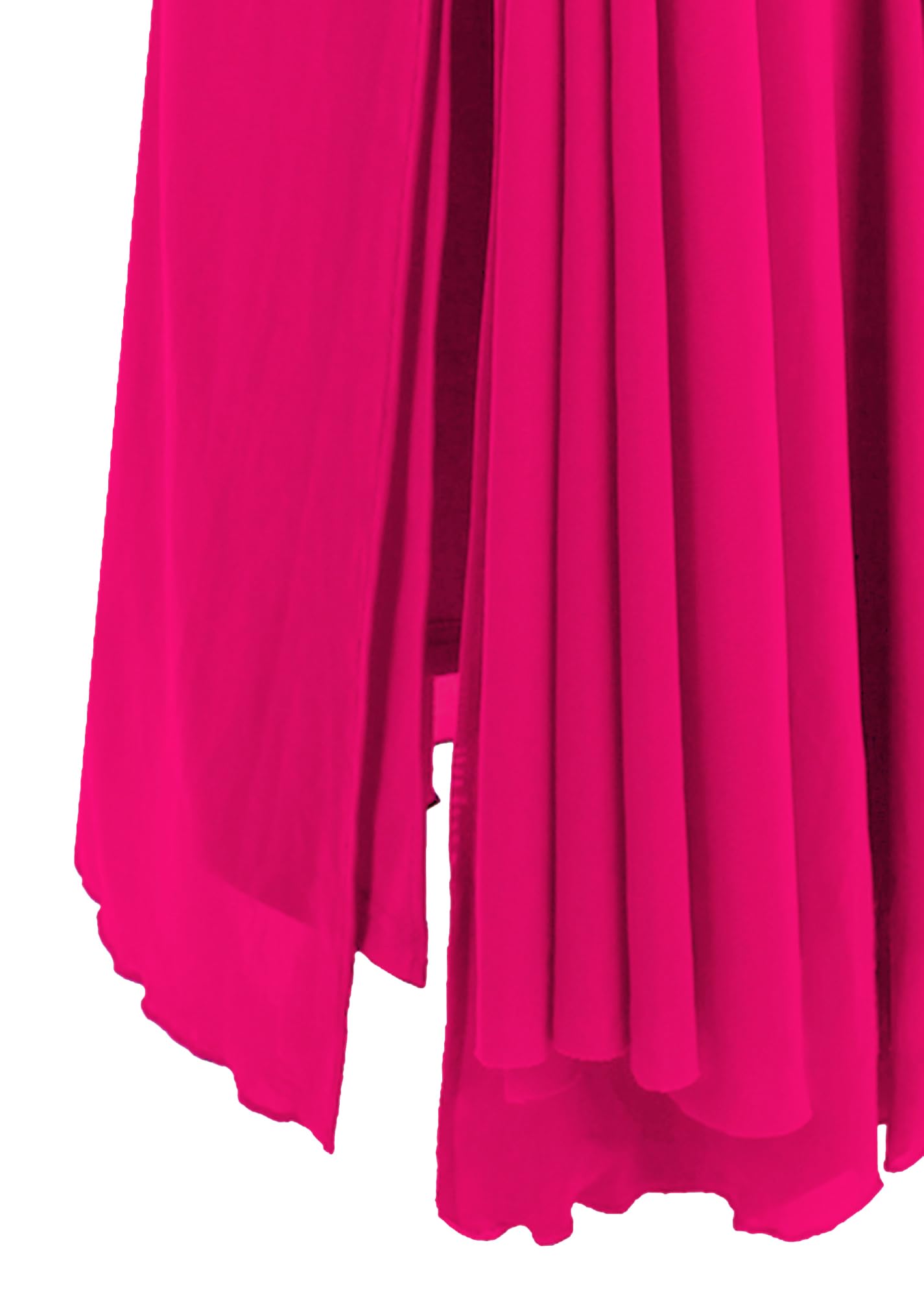 Angel-fashions Da Donna Una Spalla Vestiti da Sera Pieghe