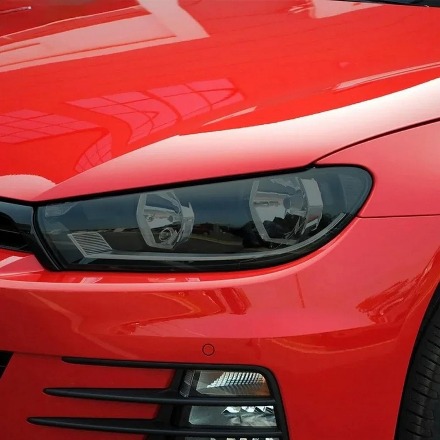 Autocollant phare voiture tpu anti-rayure gerrit transparent noir volkswagen scirocco