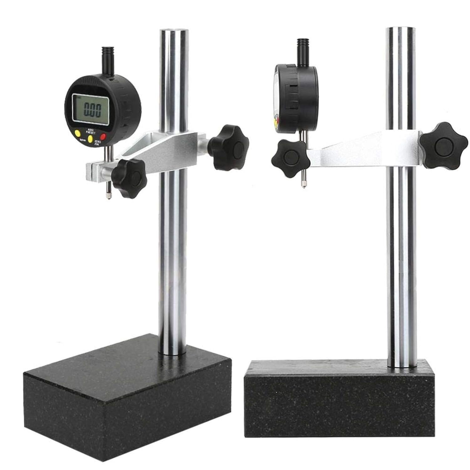 Digital Height Gauge, Marble Base Altimeter Gauge, Rustproof Aluminum