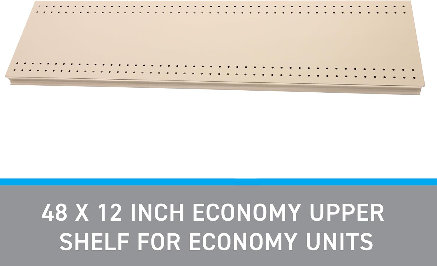 SSWBasics 48 x 12 inch Economy Upper Shelf for Gondola - For Economy Units