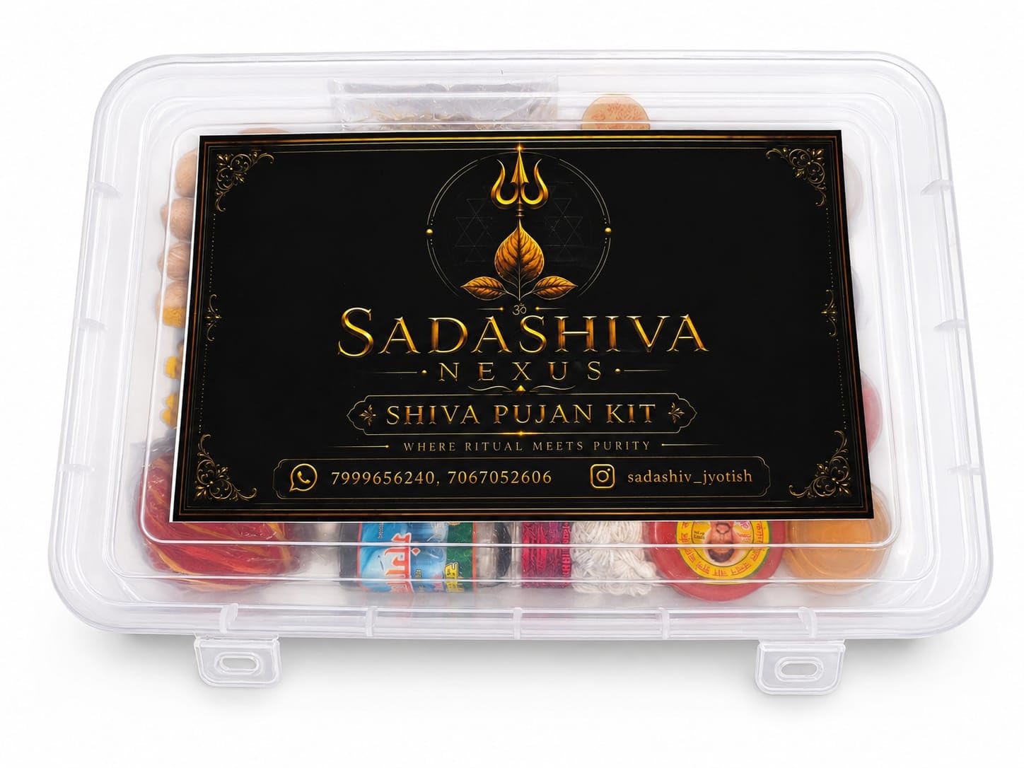 Shiva Puja Samagri Kit | Pure and original puja contents for home mandir,vrat, anushthan and gifting-image-7