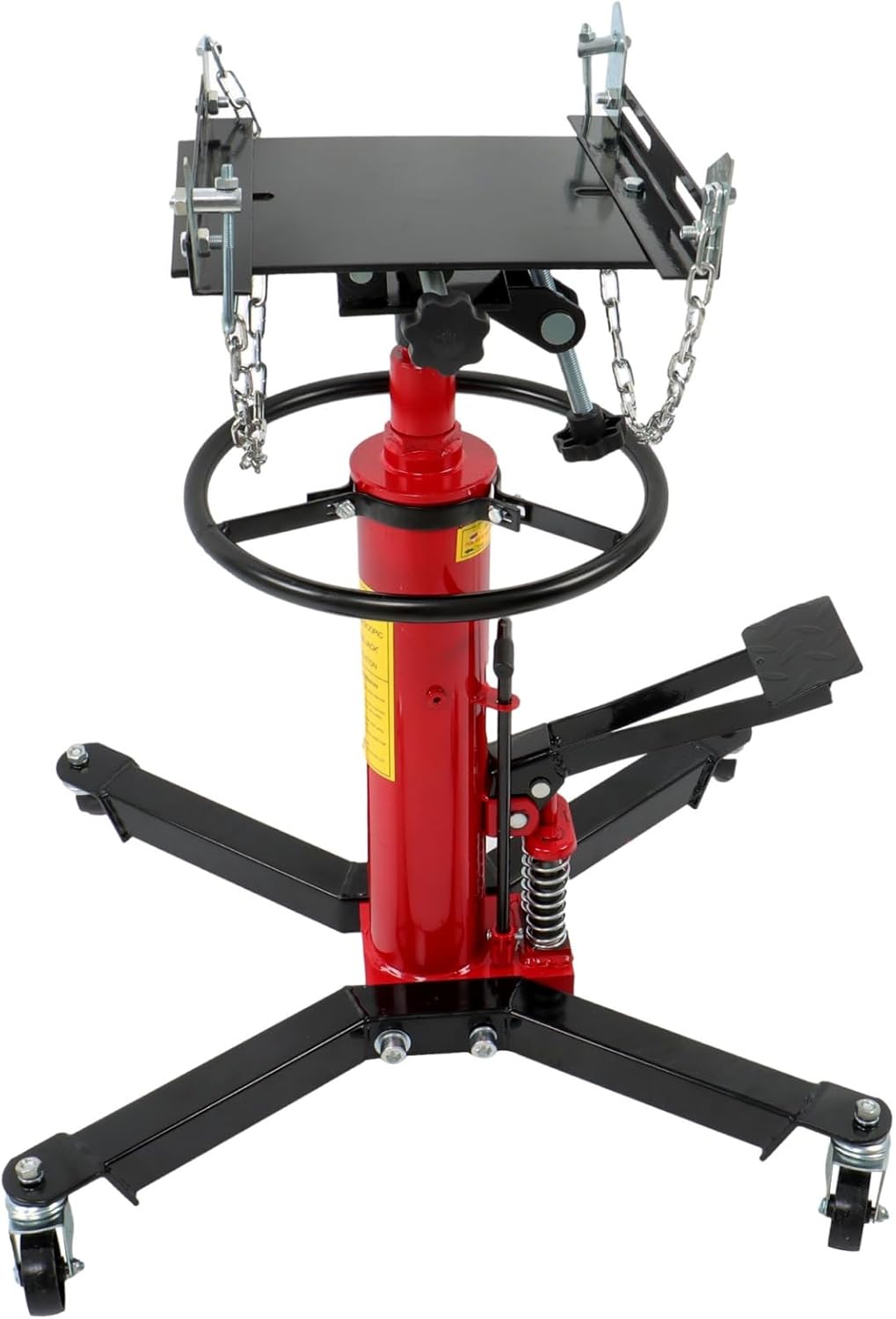 findmall 2-Stage Hydraulic Transmission Jack 1322LBS Capacity 360° Swivel Casters Heavy-Duty Auto Repair Lifting Tool