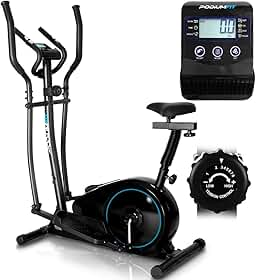 Elíptico Bike Podiumfit Eb100 Magnético 8cargas Max120kg