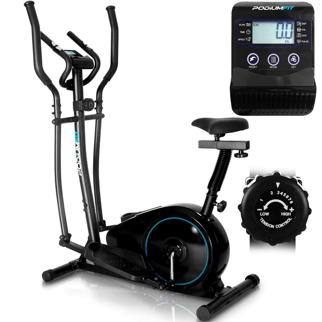 Elíptico Bike Podiumfit Eb100 Magnético 8cargas Max120kg | Amazon