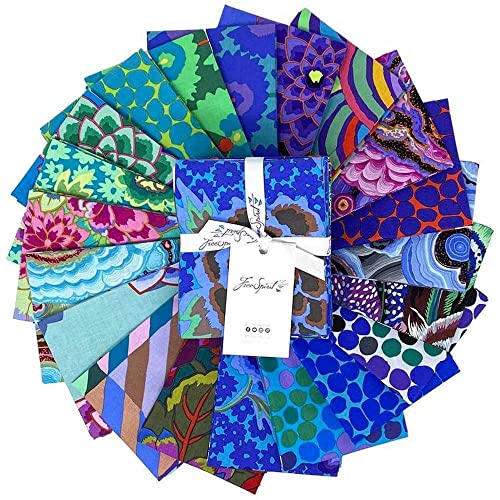 Free Spirit Fabrics Kaffe Fassett Collective 2022 Neptune 20 Pc Fat Quarter #TOP1