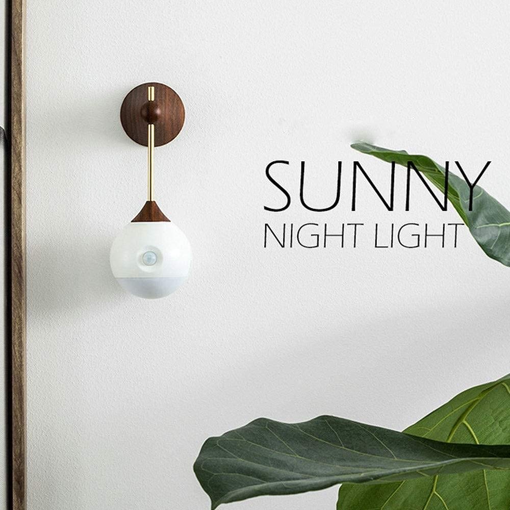 Luci Decorative da Parete, Luce Notturna Ricaricabile con Corpo di Controllo Rotante, induzione Magnetica, Intelligente, per Soggiorno, Camera da Letto, corridoio, lampade Decorati