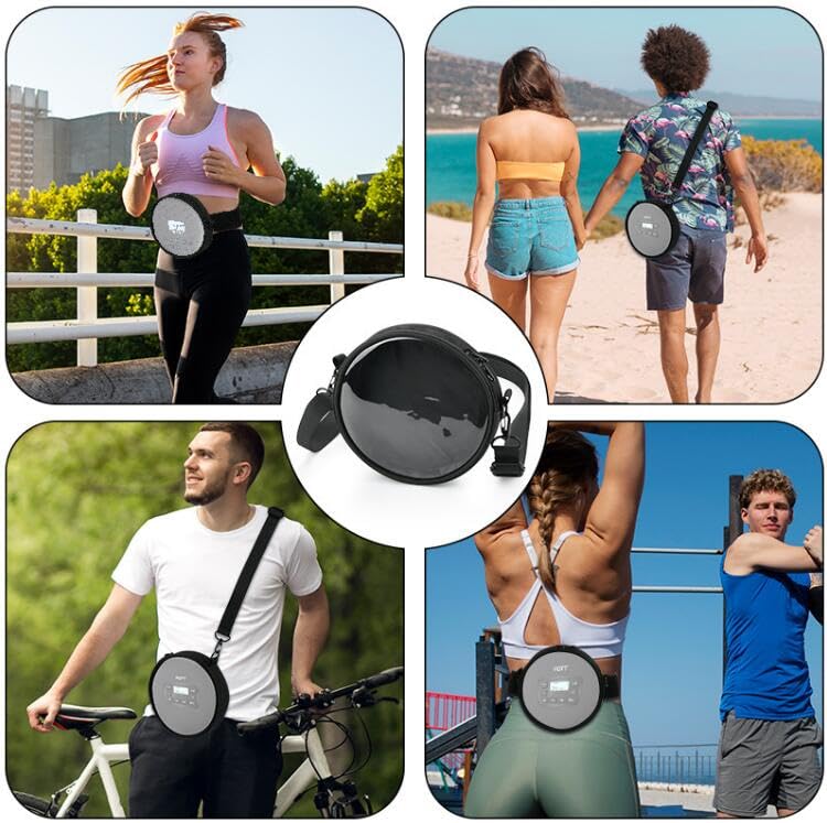 Amazon | ポータブルCDプレーヤーケース、CDヘッドフォンとケーブル