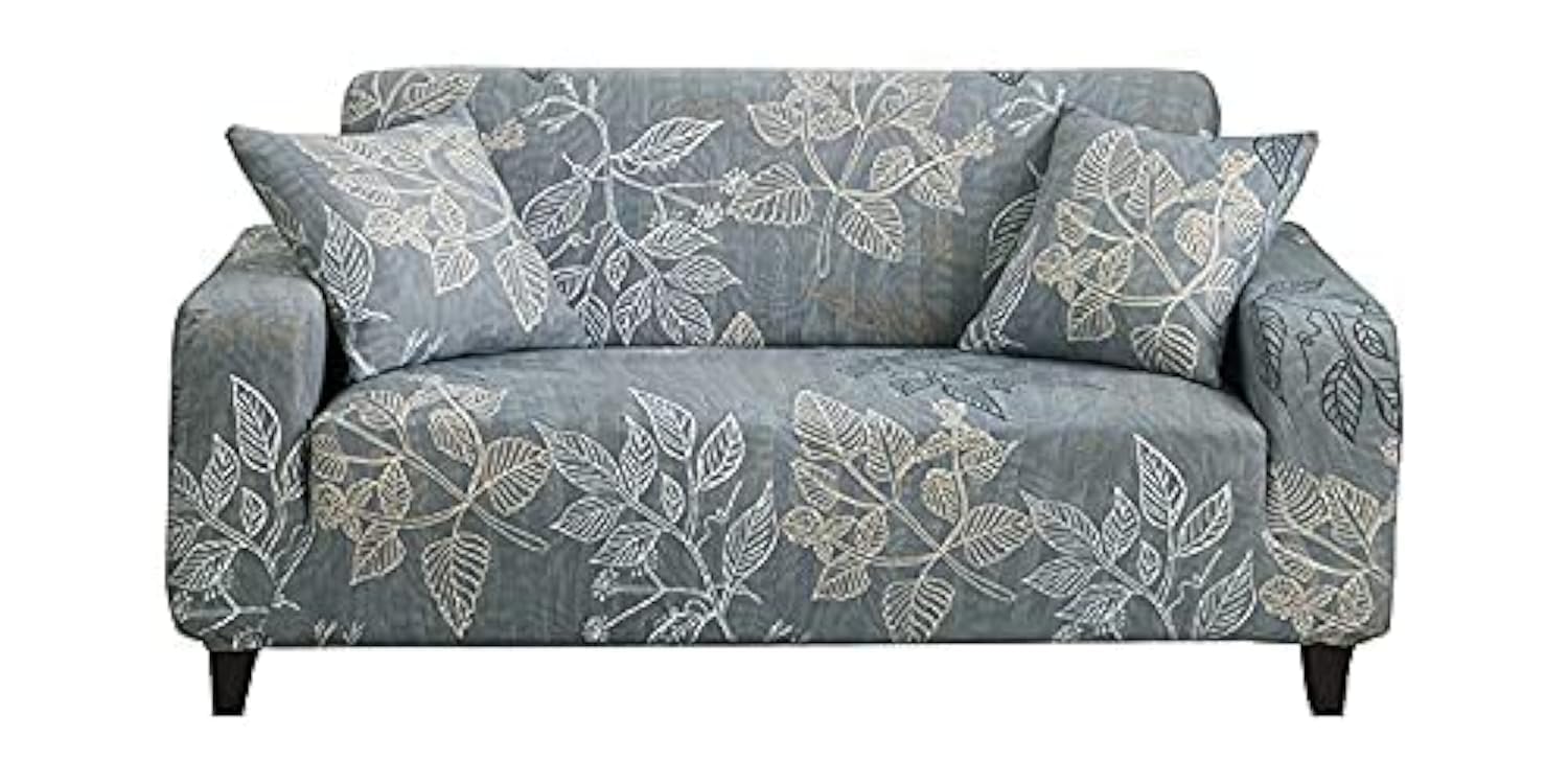 HOOBUY Printed Sofa Cover Stretch Couch Covers Patterned Sofas Seater Slipcovers for 4 Cushion Couch Set QSYR (4 Seater/Large 3 Seater)