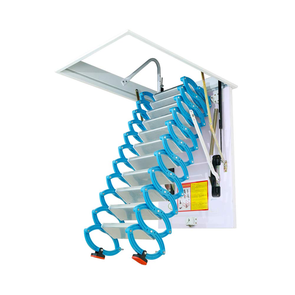 Buy Attic Ladder Ceiling Retractable Folding Extension Ladder Pull Down