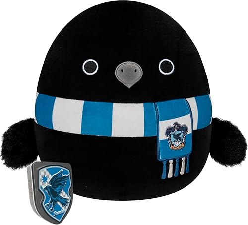 Harry Potter House Squishmallow Bundle Elige tu casa más gomitas a juego (azul (Ravenclaw) Cuervo, 8 pulgadas)