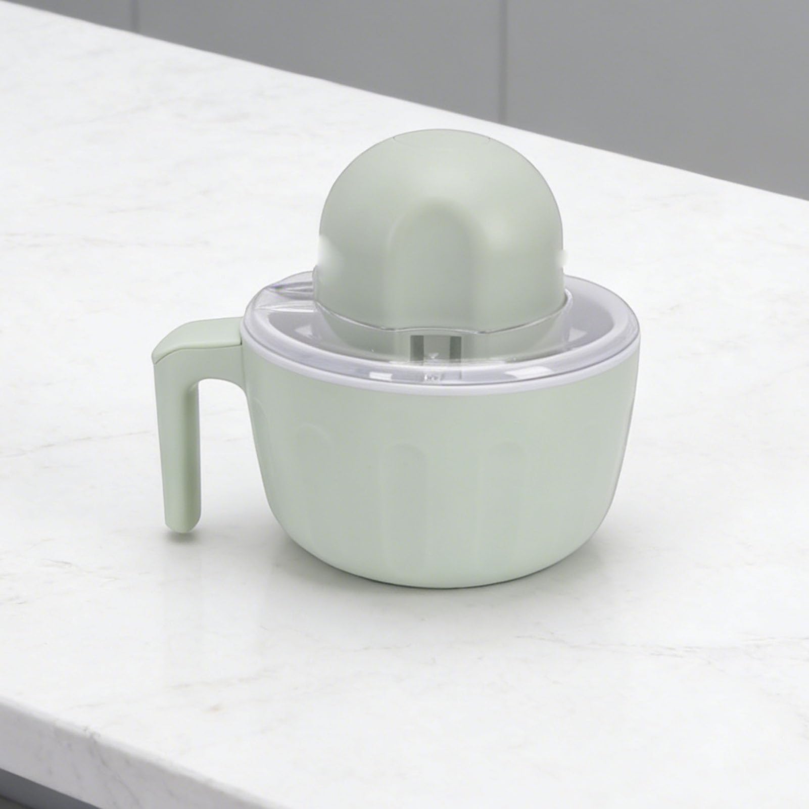 Gelatiera, Personale Elettrico Automatico Portatile da 500 Ml con Ciotola di Congelamento Rimovibile per Dormitori e Piccole Cucine