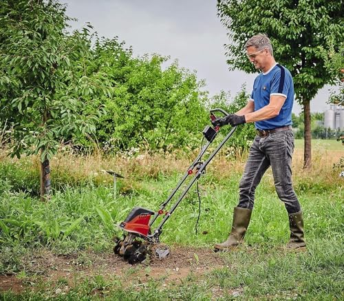 Bild 1 - Einhell Elektro-Bodenhacke GC-RT 1545 M (1500 W, 22 cm Arbeitstiefe, 45 cm Arbeitsbreite, 2-Punkt-Sicherheitsschalter, Überlastkupplung, klappbarer Führungsholm, robuste Hackmesser)