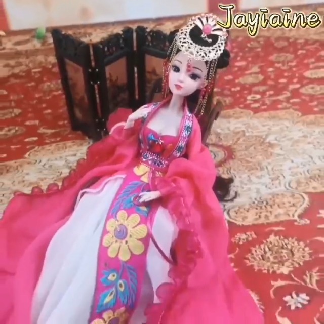 Muñeca bailarina articulada oriental de 30 cm miniatura 7