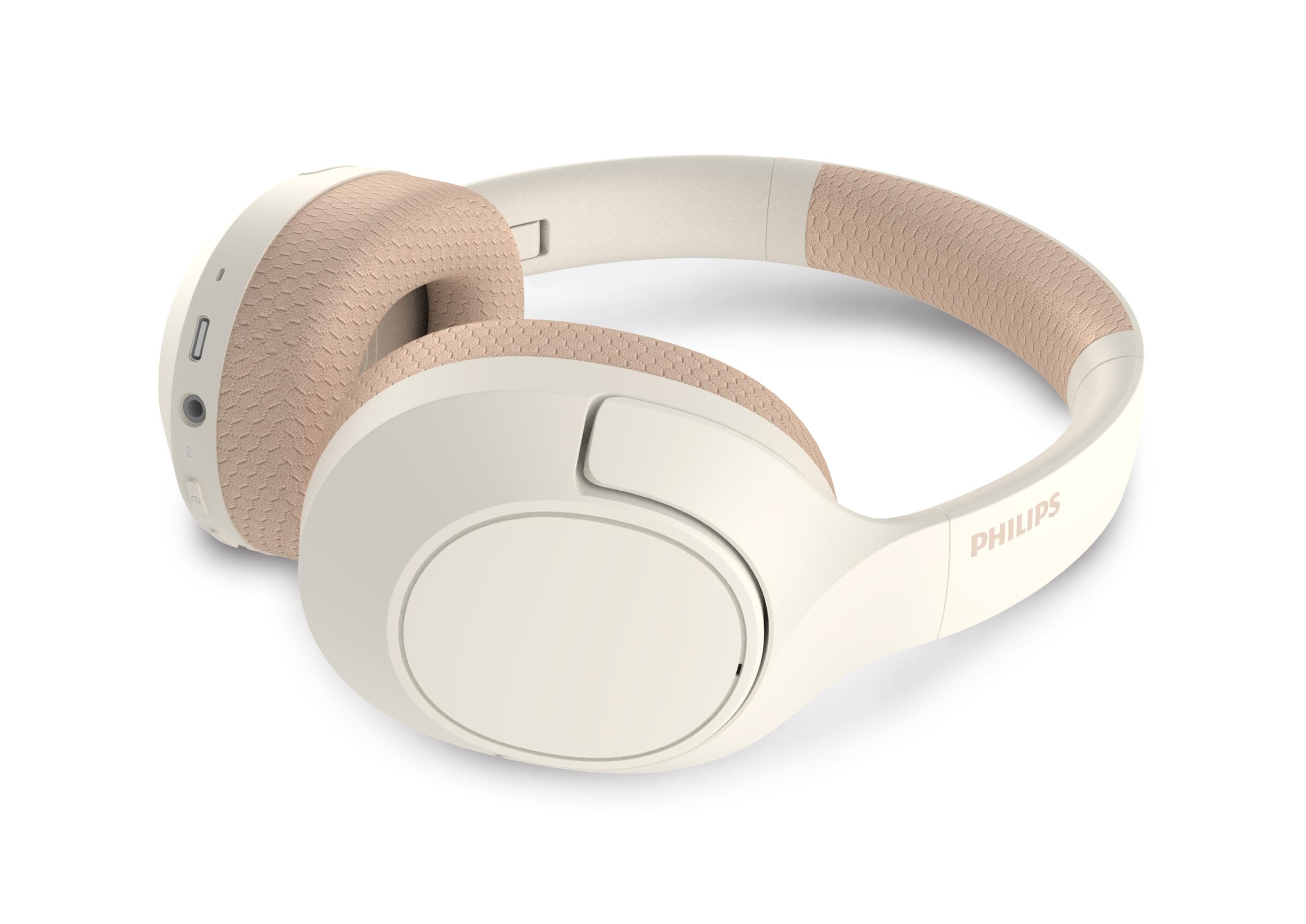 Philips Auriculares inalámbricos con micrófono | ANC Noise Cancelling Pro | Batería de 60 Horas | Comodidad Plegable y Ligera | Bajos dinámicos Trabajo | Viajes | Juegos y música