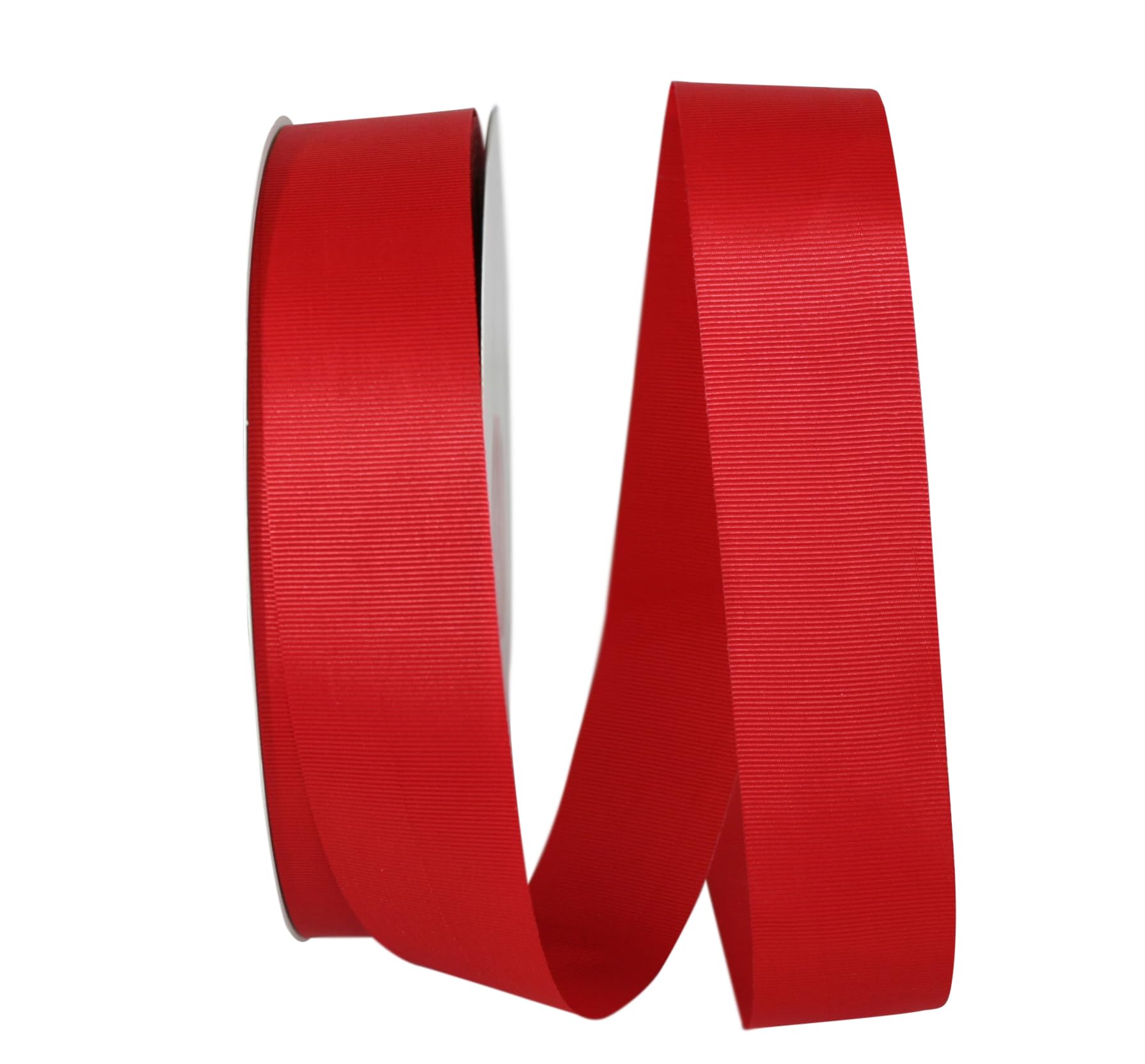 Ruban gros-grain Allure rouge de 3,8 cm pour emballage de cadeaux