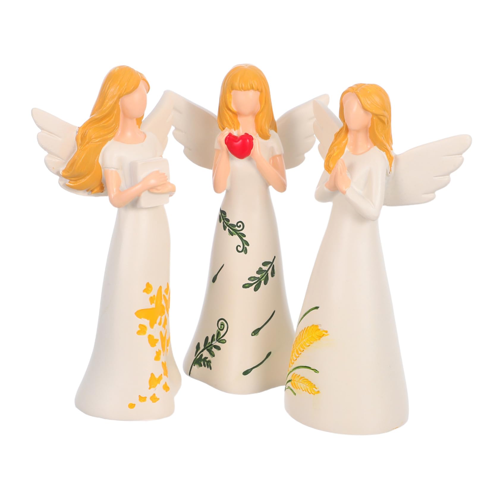 GLEAVI 3 Piezas De Ángel Navideño para Decoración del Hogar Adorno De Ángel De Acción De Gracias